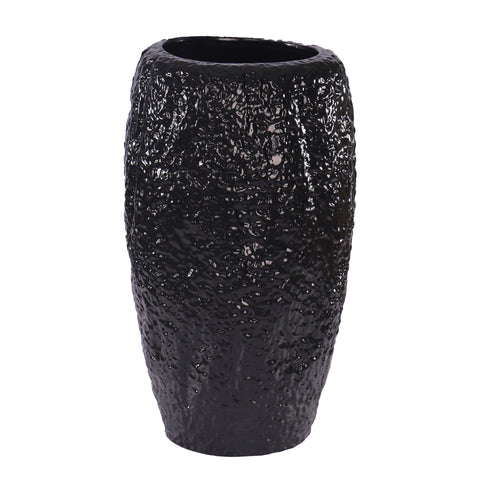 Black Minimalist Ceramic Vases
