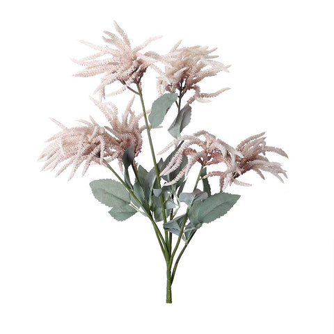 pink faux flowers