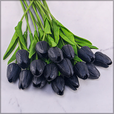 Artificial Tulip Flowers Single Bunch (without vase)