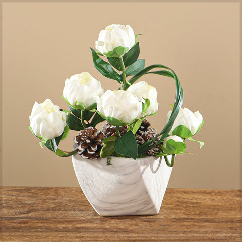 White flower arrangement