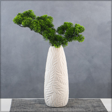 Tall leafy Design Ceramic Vase