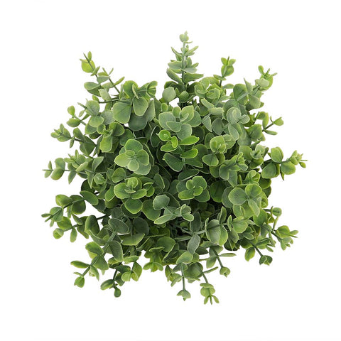 Fake eucalyptus plant in pot