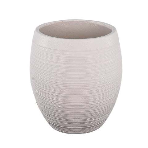 modern egg design concrete pot