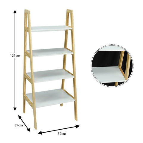 Wooden ladder shelf UAE