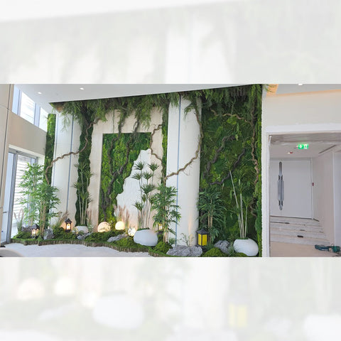 Indoor Green Oasis with Living Wall