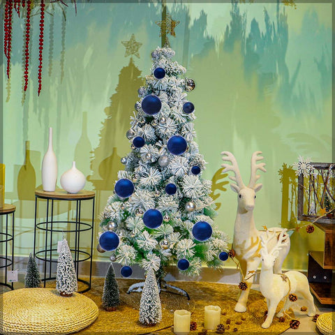 Large hanging Christmas ornaments