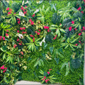 Green leaves wall decor piece