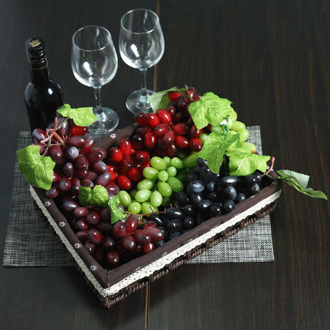 Fake grapes bunch for table decor