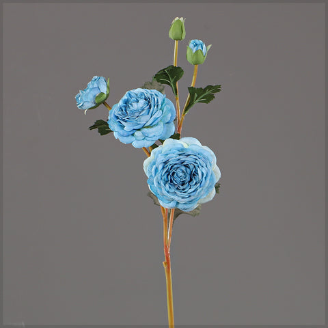 Artificial Silk Rose Flower Single Stem(without vase)