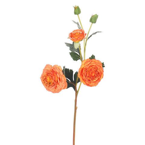 Artificial Silk Rose Flower Single Stem(without vase)