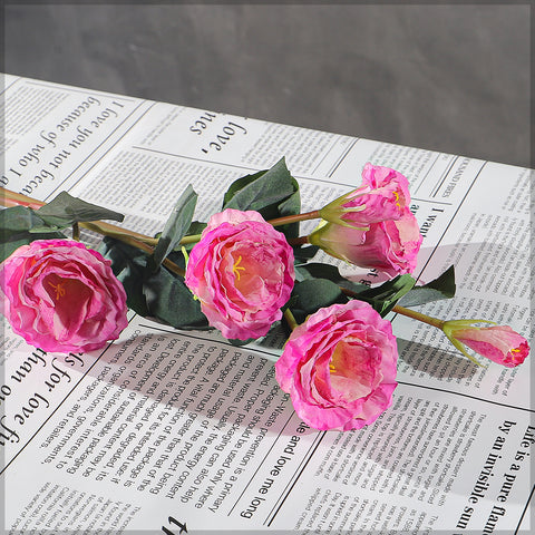 Artificial Eustoma grandiflorum flower