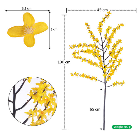 Artificial Forsythia Spray Stem