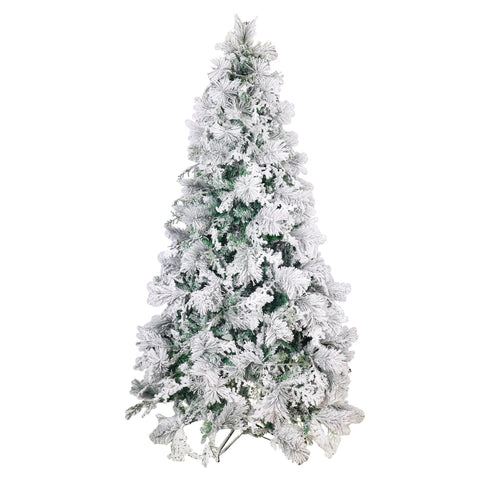 1 Piece Artificial Flocked Pine Christmas Tree  ( Chirstmas Tree only, Ornaments not Included)