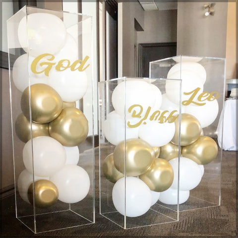 Acrylic display stand for art