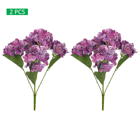 2-Packs Nearly Natural 3D Hydrangea Flower