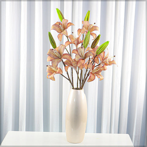 silk lily stems