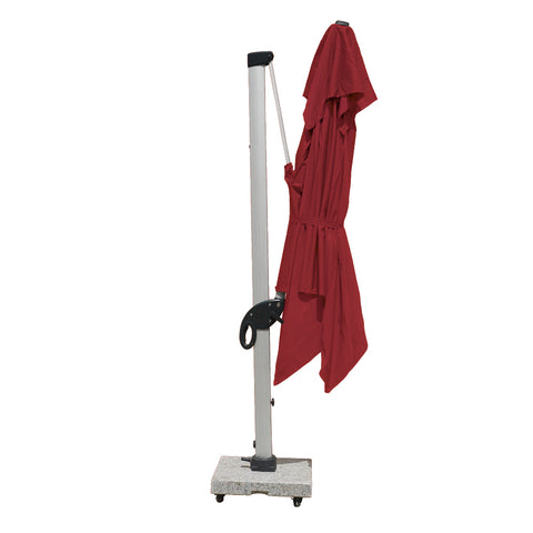 Heavy Duty Cantilever Patio Umbrella with Sturdy Base