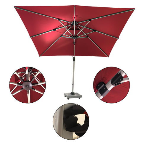 Cantilever Parasol with UV-Resistant Fabric