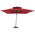 Large Outdoor Cantilever Umbrella for Poolside and Café