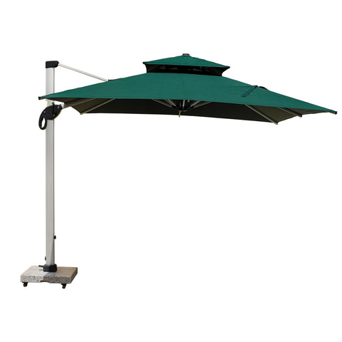 Durable Outdoor Parasol with Wind-Resistant Design