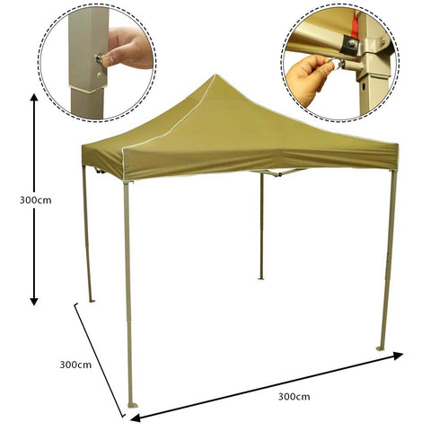 Heavy Duty Pop Up Instant Canopy Tent-Dark Green