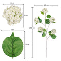 Premium Fake Hydrangea Stem