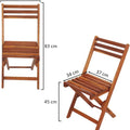 Expertly crafted with 100% acacia wood, this 7-piece patio set is perfect for outdoor gatherings. 