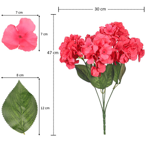 Silk Hydrangea Flowers