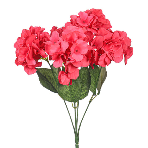 5 Heads Silk Hydrangea Flower