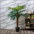 1.3 Meter Artificial Palm Plant with realistic green leaves in a decorative pot