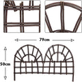 Outdoor decorative fence panels enhancing garden aesthetics