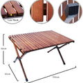 outdoor wooden table