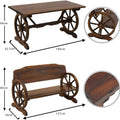 solid wood dining table and chairs