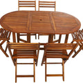 Folding garden table and chairs, perfect for small patios
