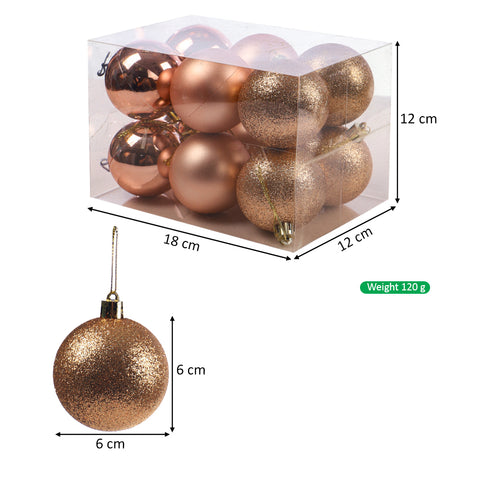 6cm Decorative Christmas Balls