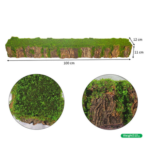Artificial moss stump