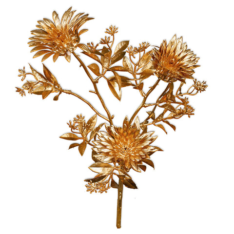 1 Bunch Artificial Golden Daisy Flower(Vase not Included)