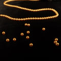8mm gold pearl beads string garland
