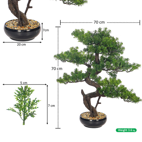 Realistic Faux Bonsai Plant