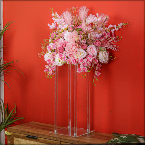 Modern acrylic stand for flower vases