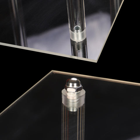Acrylic flower vase stand