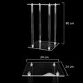 Clear acrylic flower holder