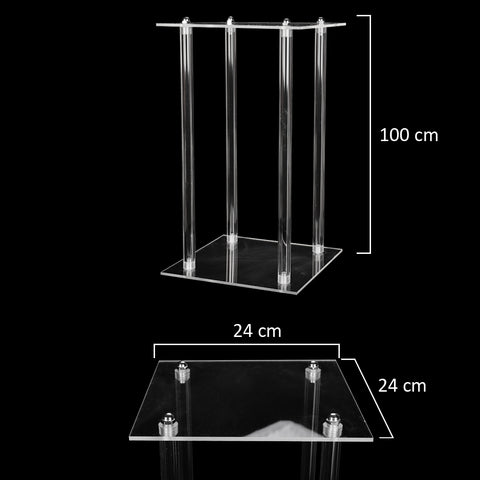 Acrylic vase holder for weddings