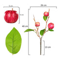 Faux fruit branch for home decor