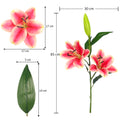 faux tiger lily stems