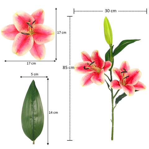 faux tiger lily stems