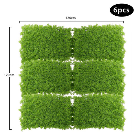 Artificial Yellow Green Shrub Panels
