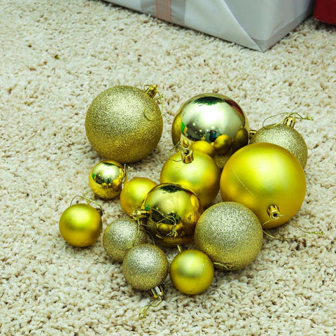 large hanging Christmas ornaments