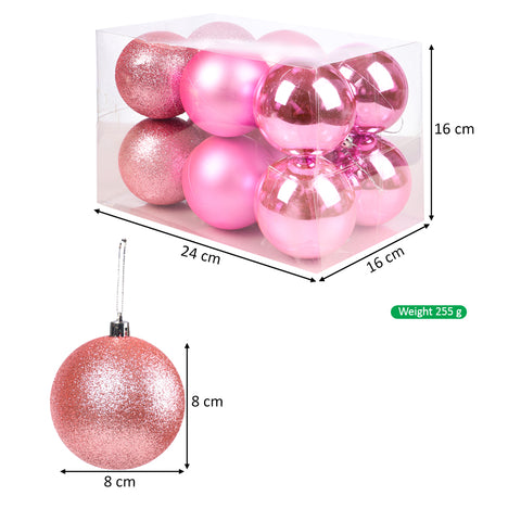 8cm Decorative Christmas Balls