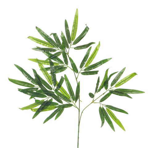 Green Fake Bamboo Leaves